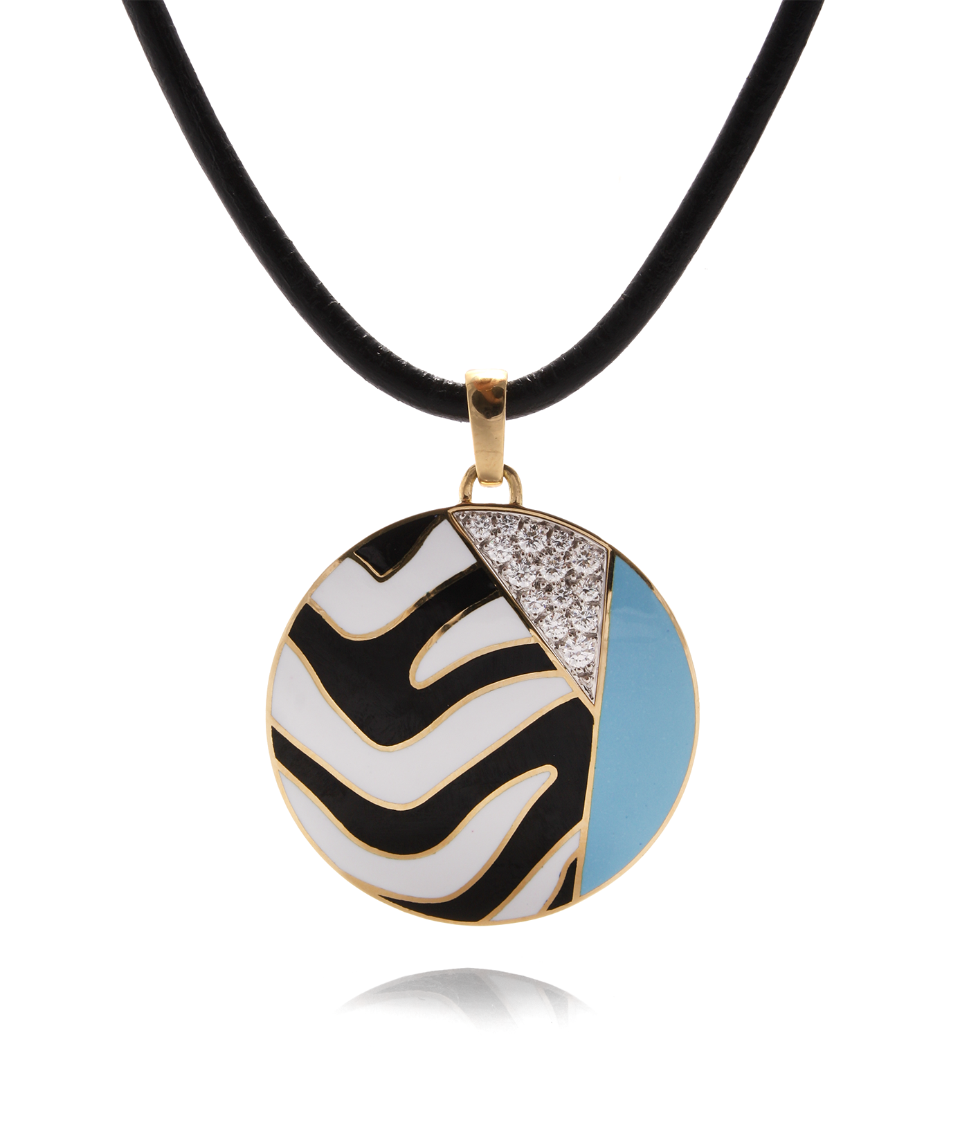 Safari Zebra Stripe Pendant David Webb New York