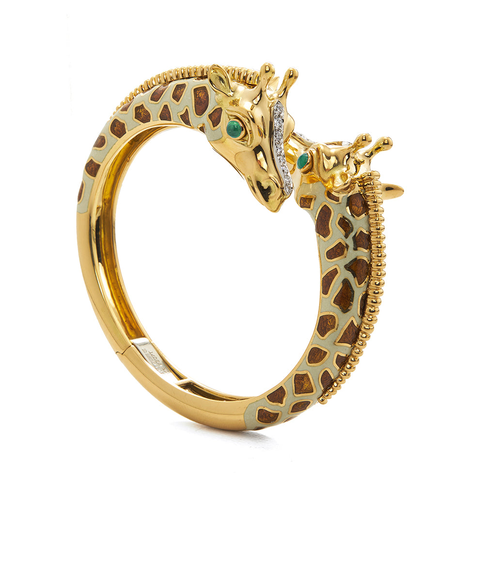 Baby Giraffe Bangle David Webb New York