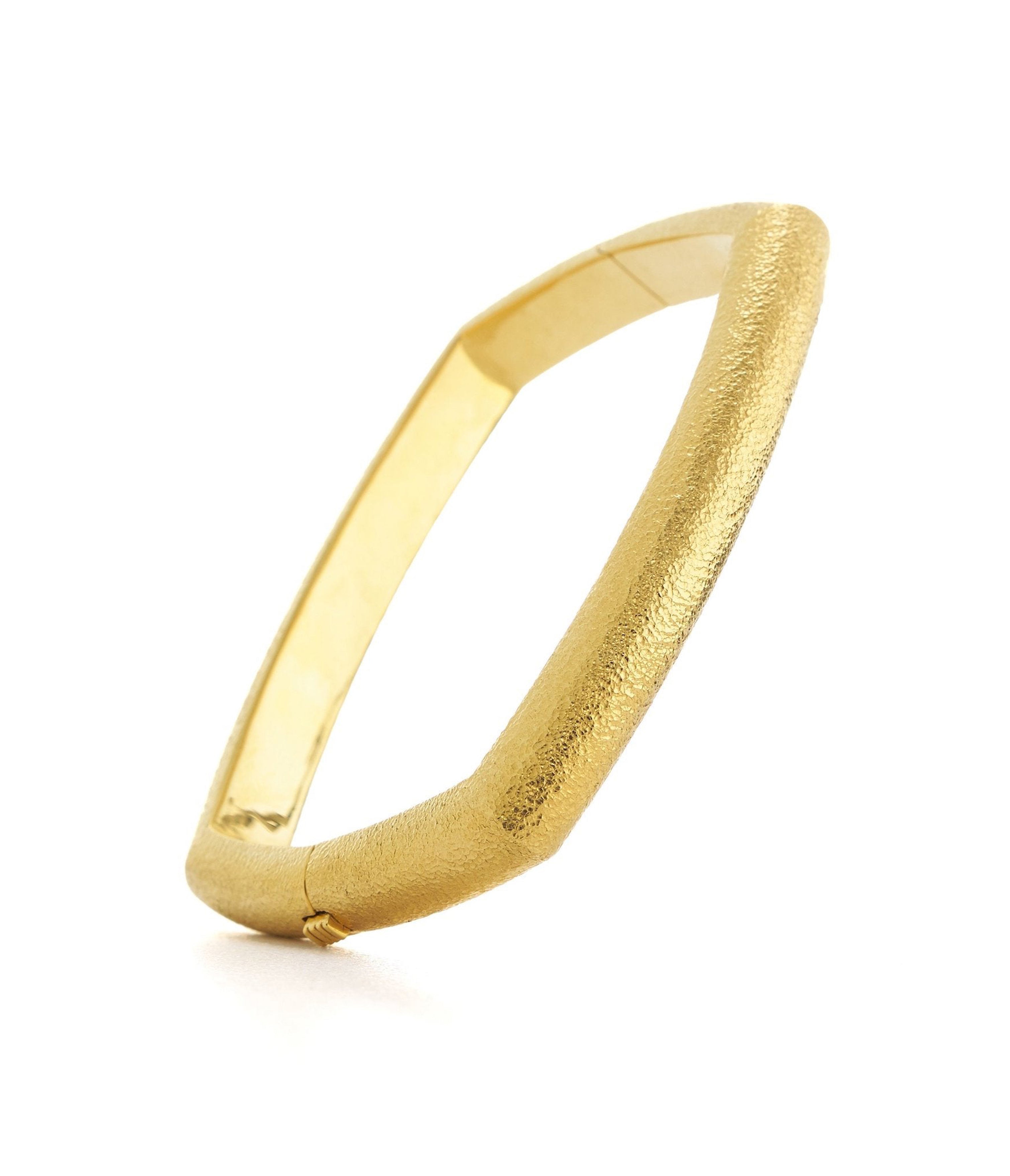 Urban Leaves LETTER R Gold Bangle ULIN018VG Hand Bracelet Brass