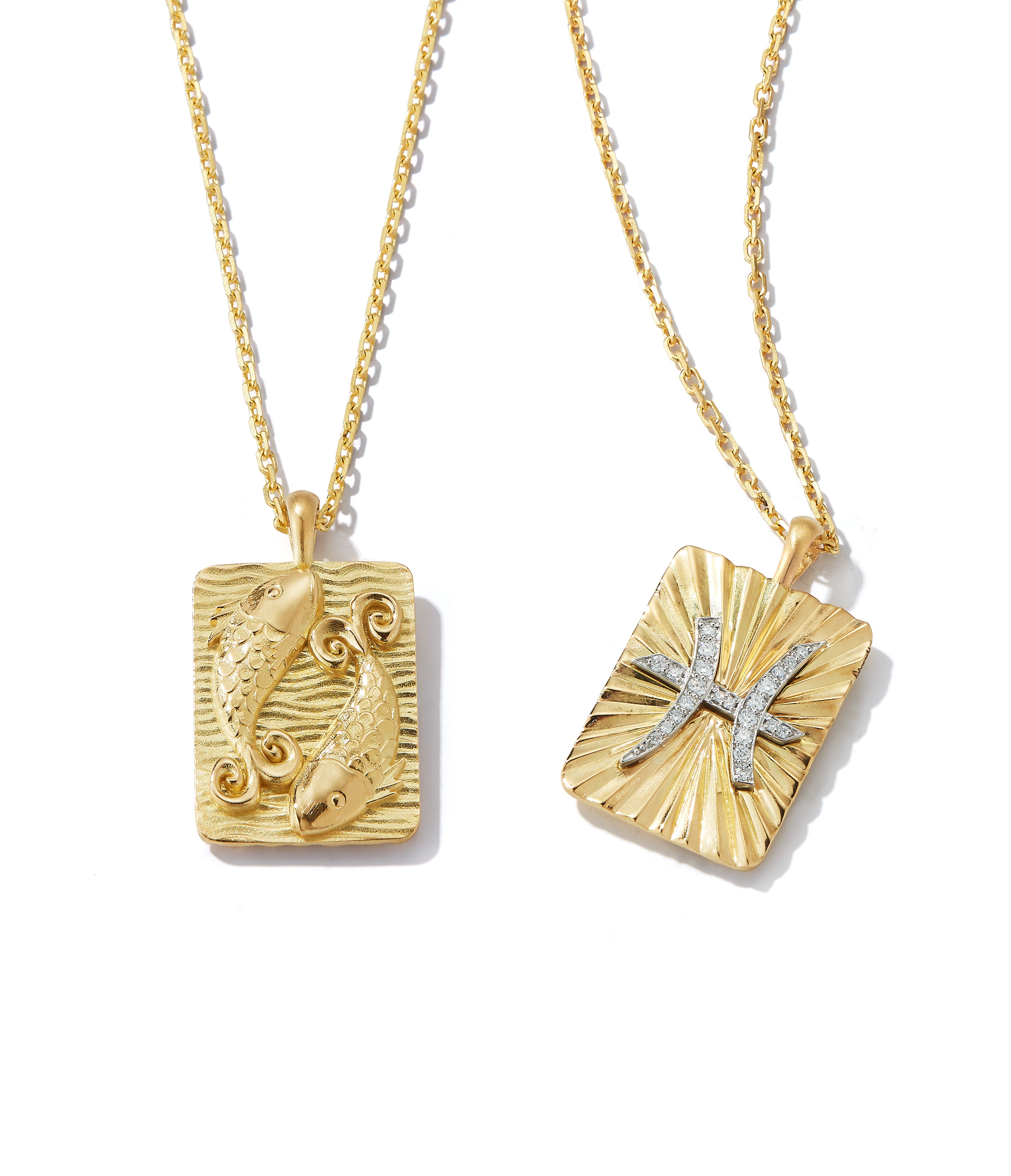 Pisces Zodiac David Webb York Pendant Diamond | New Necklace