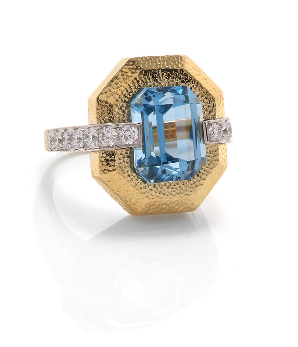 Avenue Ring, Aquamarine