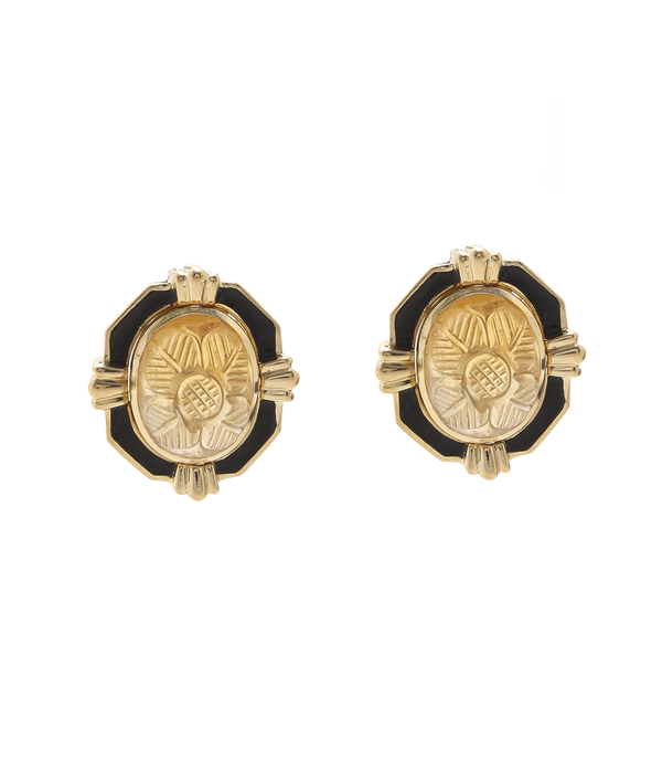 Octagonal Frame Earrings