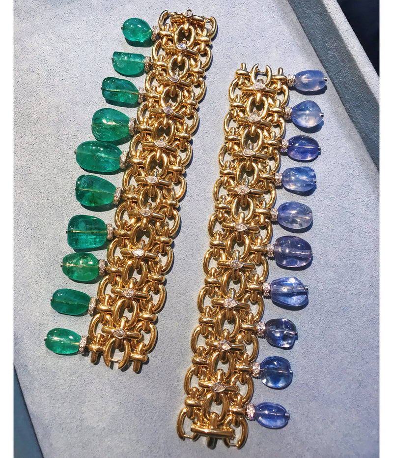 Emerald Brocade Bracelet | David Webb New York