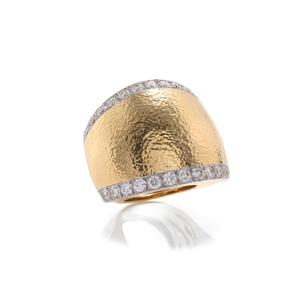 Diamond and Gold Yellow Brick Road Ring | David Webb New York