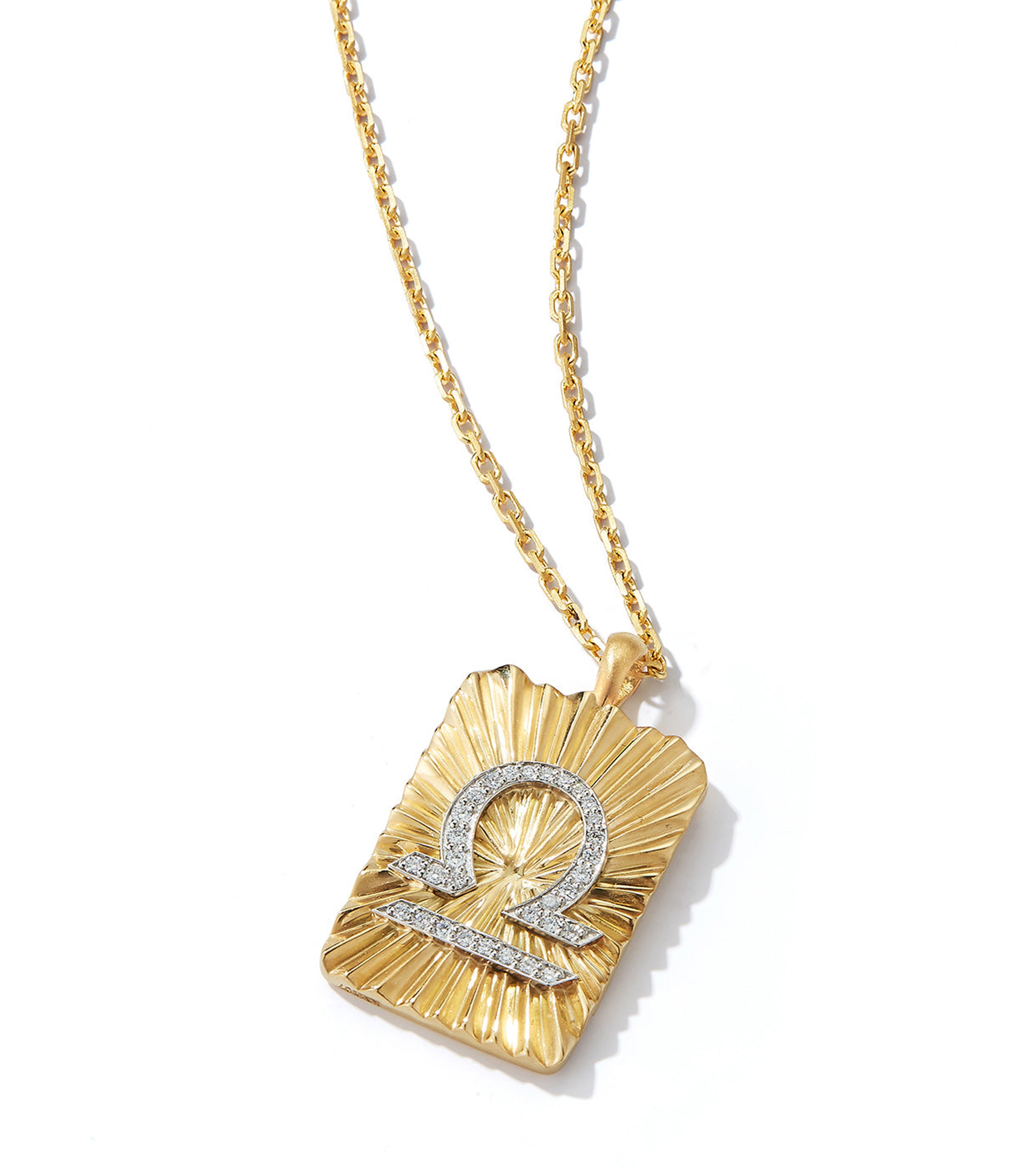 Libra Zodiac Necklace Pendant York New Diamond | David Webb